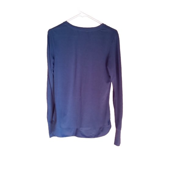 Well Calm Long Sleeve v neck pullover Top Size M - Picture 5 of 5